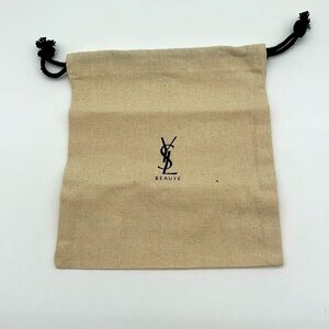 Yves Saint Laurent Beauty cosmetic drawstring bag